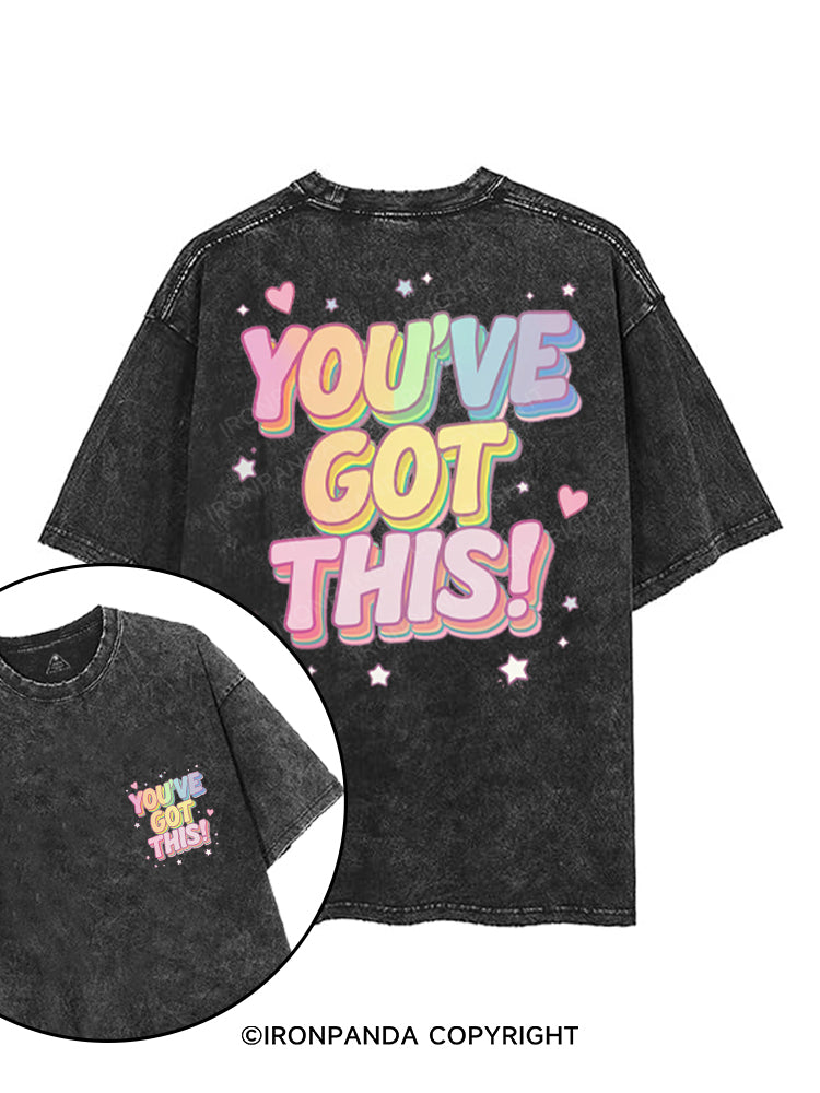 YOU'VE GOT THIS printed Gym Shirt