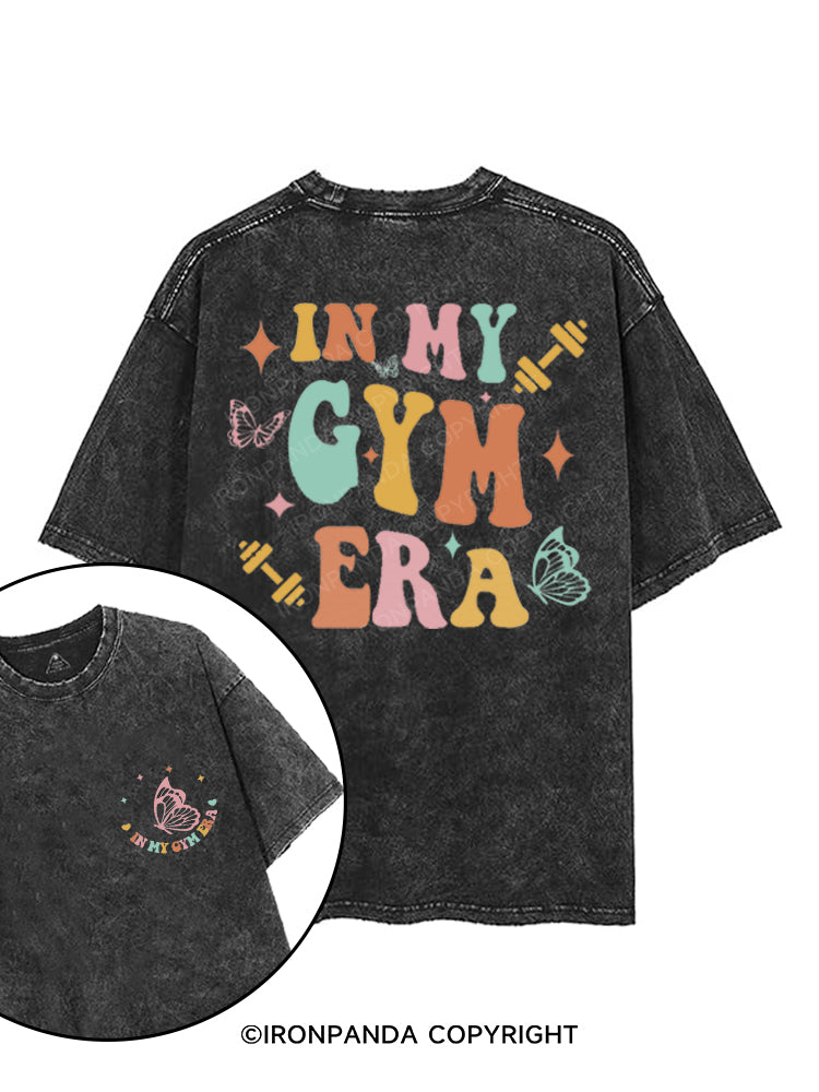 IN MY GYM ERA printed Gym Shirt