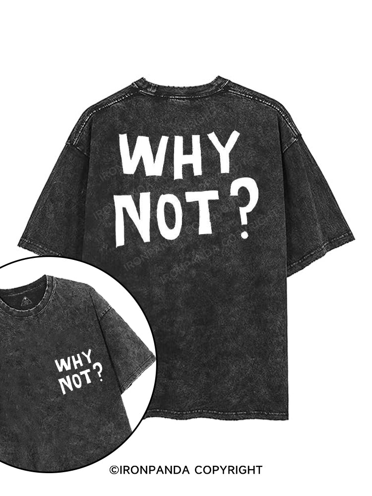 WHY NOT? printed Gym Shirt
