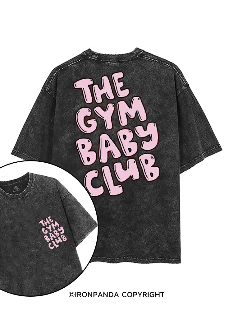 THE GYM BABY CLUB printed Gym Shirt