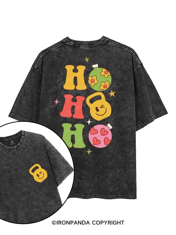 HO HO HO printed Gym Shirt