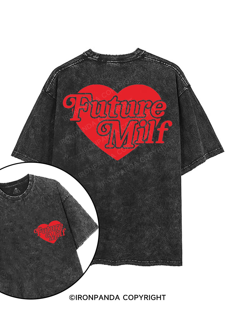 FUTURE MILF printed Gym Shirt