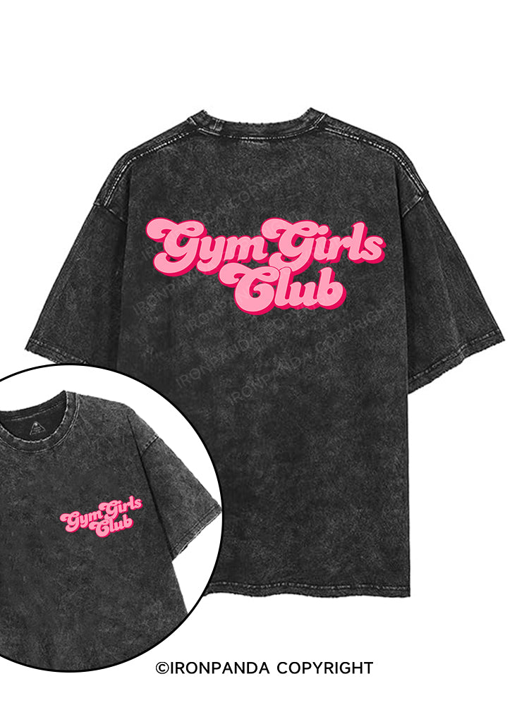 GYM GIRL CLUB printed Gym Shirt