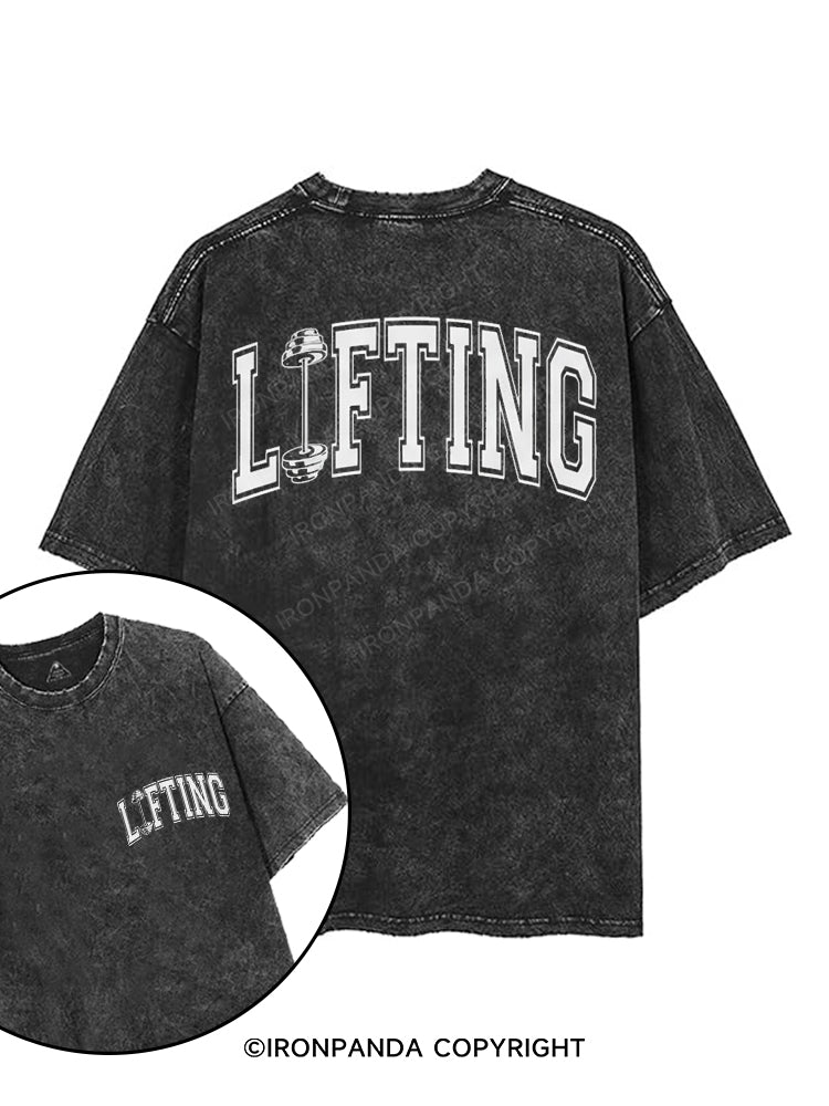 LIFTING printed Gym Shirt
