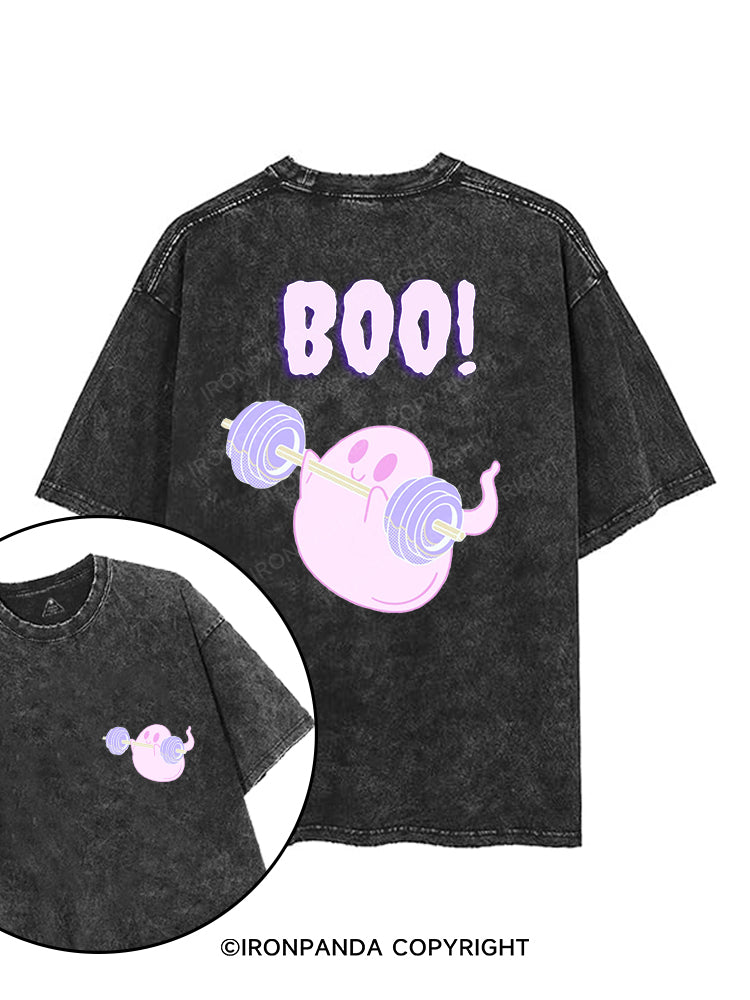 BOO! printed Gym Shirt