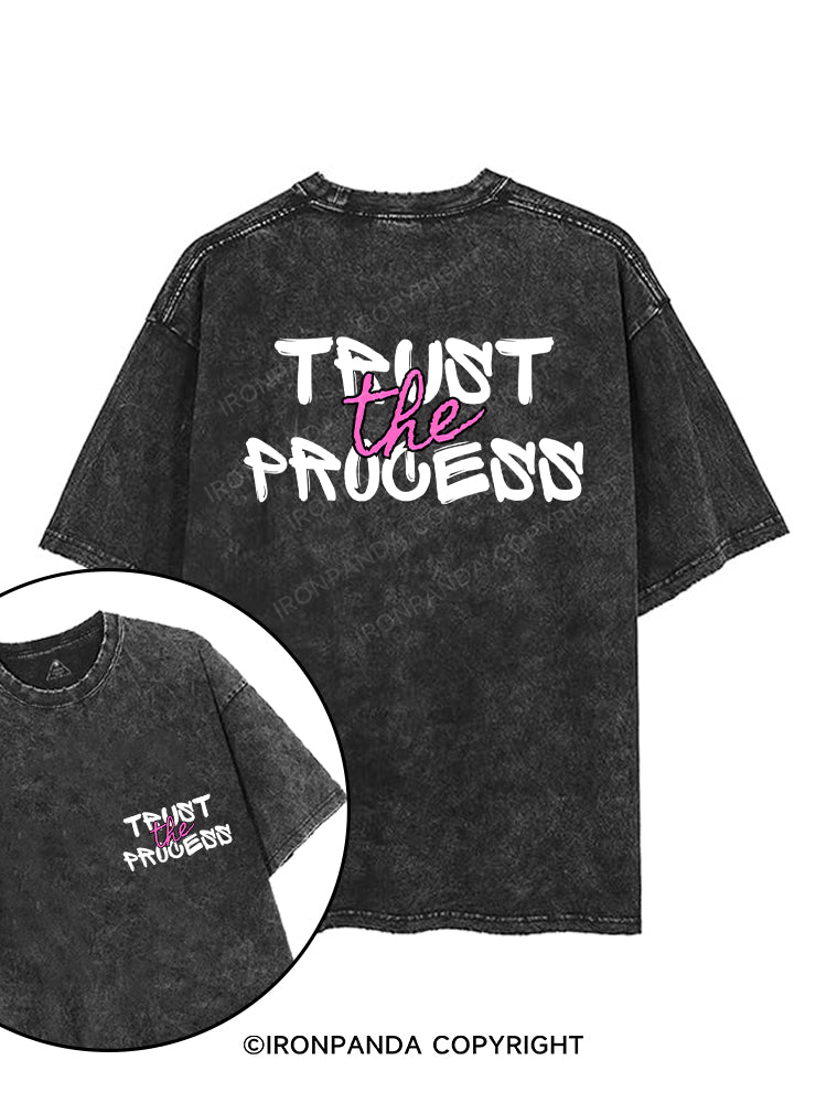 TRUST THE PROCESS printed Gym Shirt