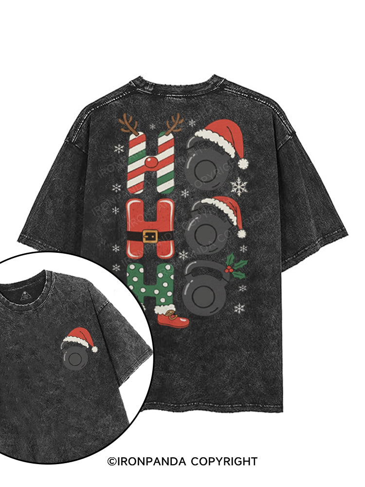 HO HO HO printed Gym Shirt