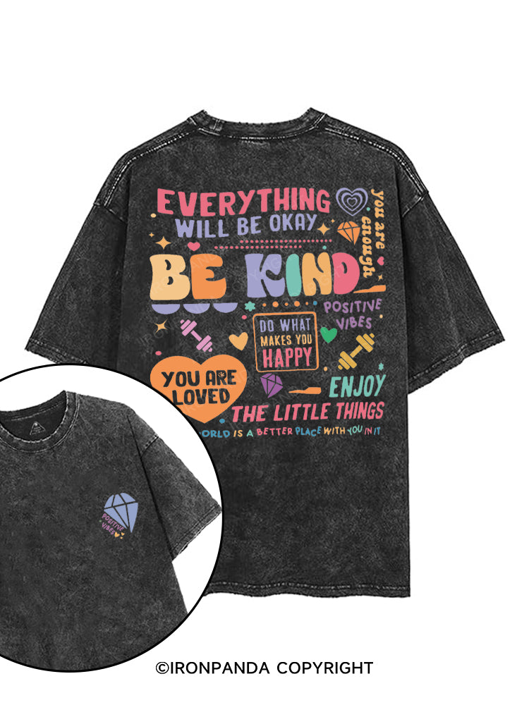 THE WORLD IS A BETTER PLACE WITH YOU IN IT printed Gym Shirt