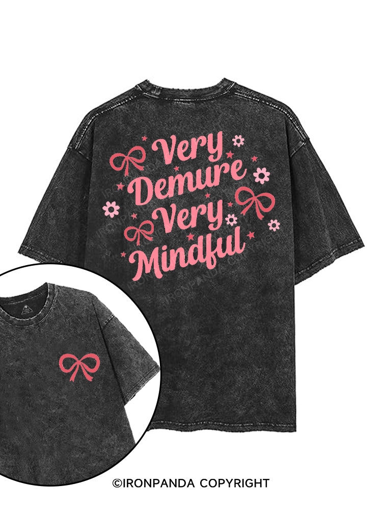 VERY DEMURE VERY MINDFUL printed Gym Shirt