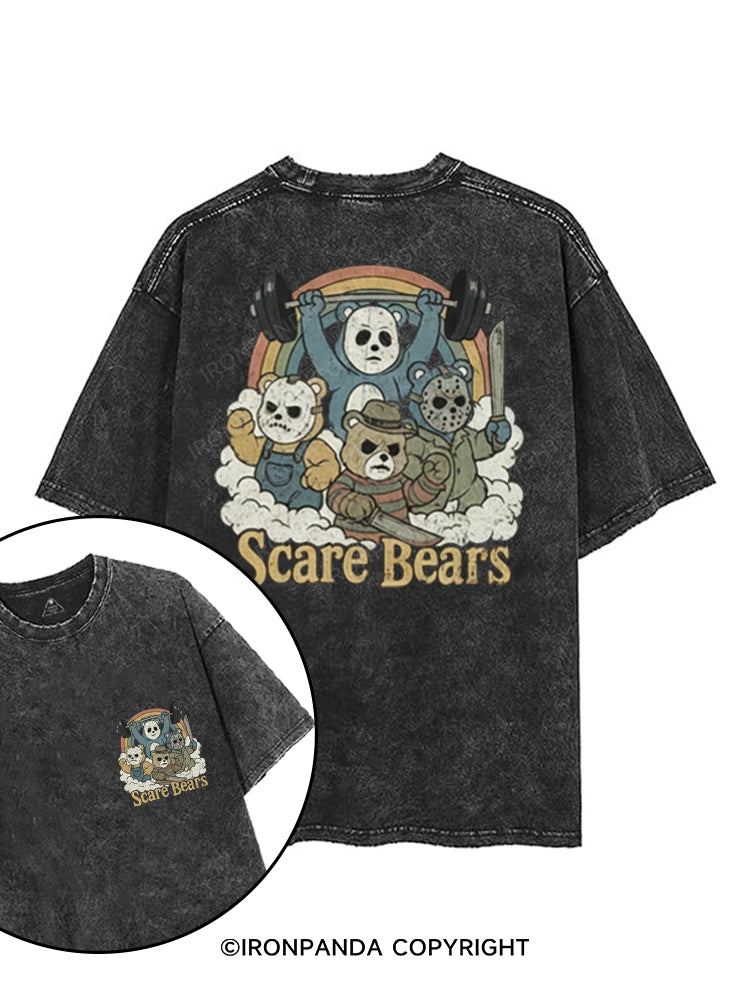 SCARE BEARS printed Gym Shirt