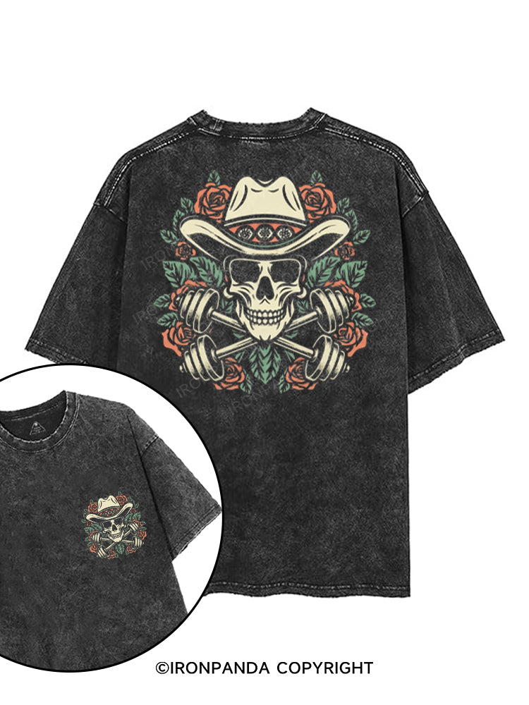 SKULL & STEEL printed Gym Shirt