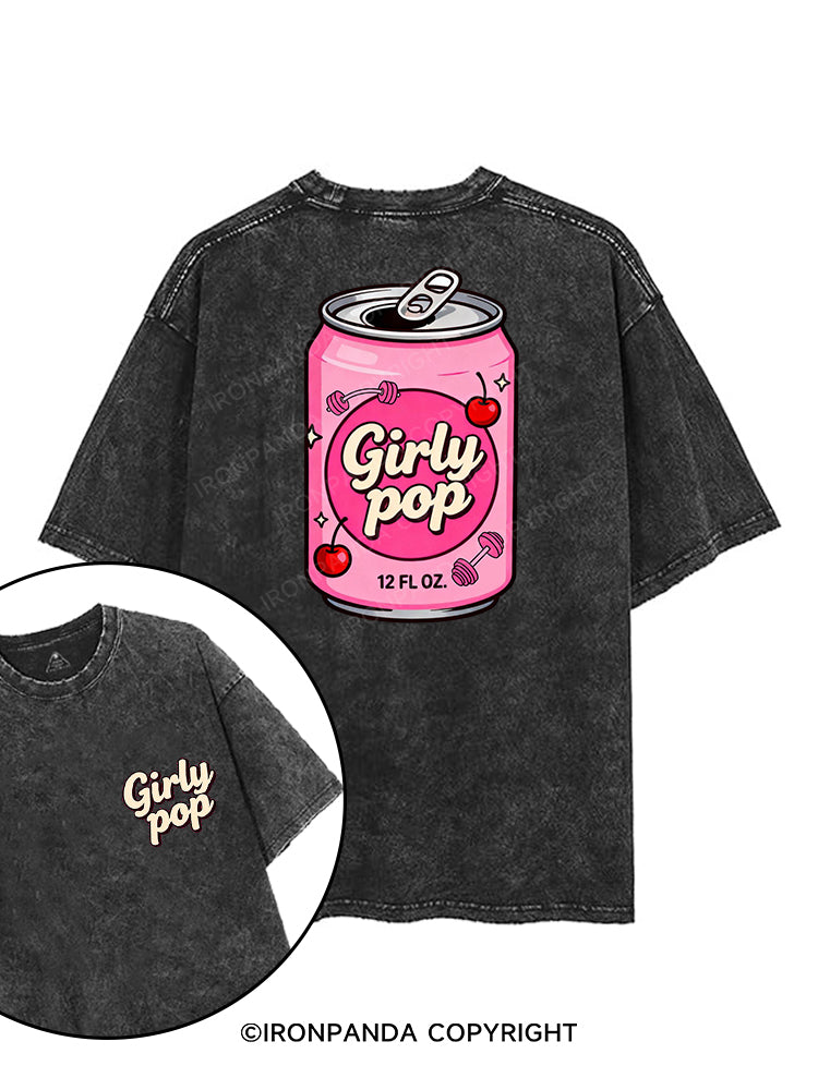 GIRLY POP printed Gym Shirt