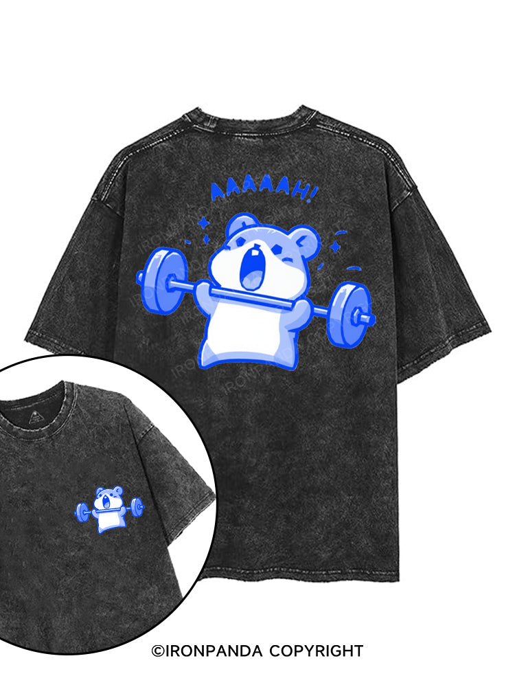 AAAAAH! printed Gym Shirt