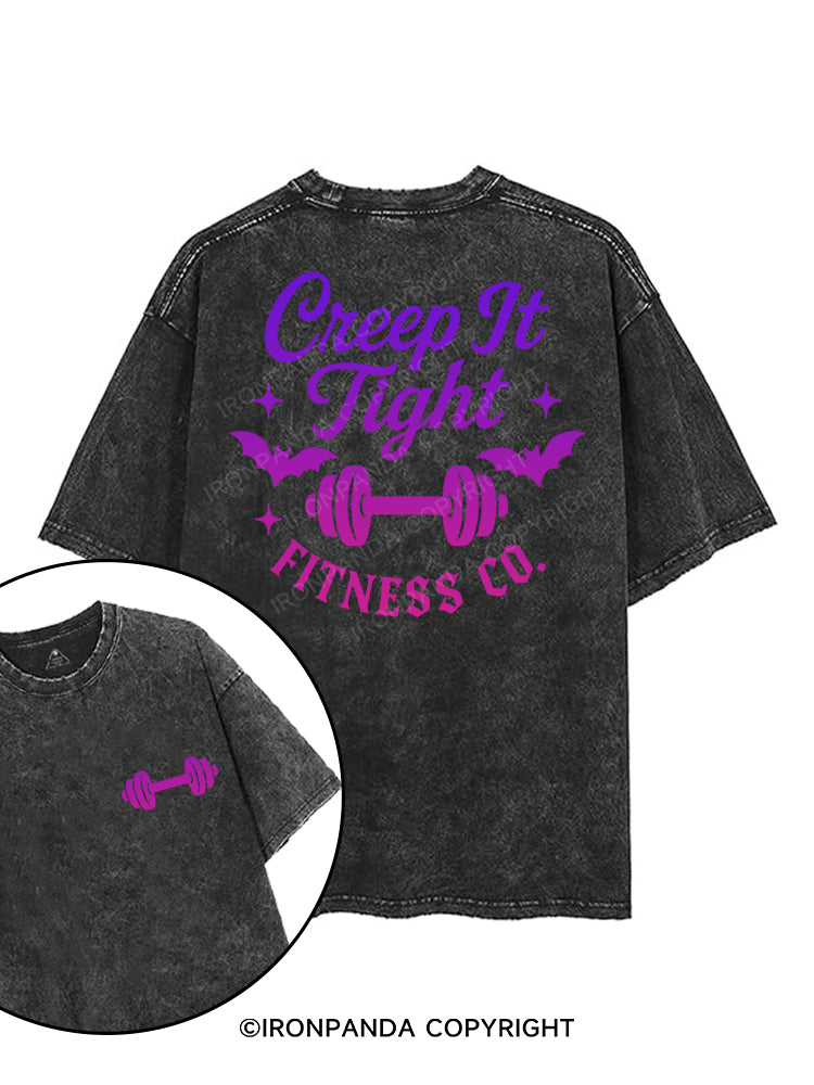 CREEP IT TIGHT FITNESS CO. printed Gym Shirt