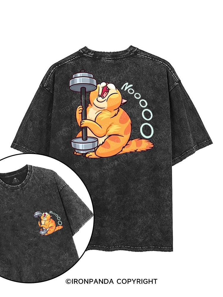 NoooOO printed Gym Shirt