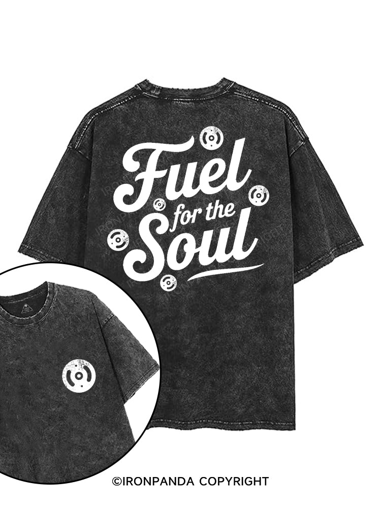 FUEL FOR THE SOUL printed Gym Shirt