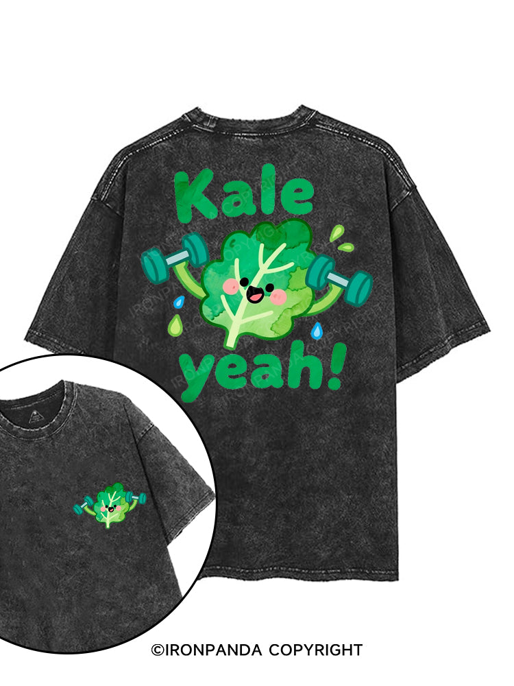 KALE YEAH! printed Gym Shirt