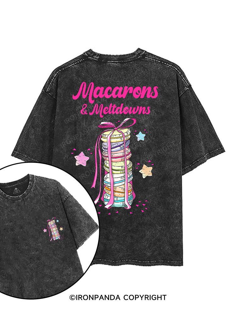 MACARONS & MELTDOWNS printed Gym Shirt