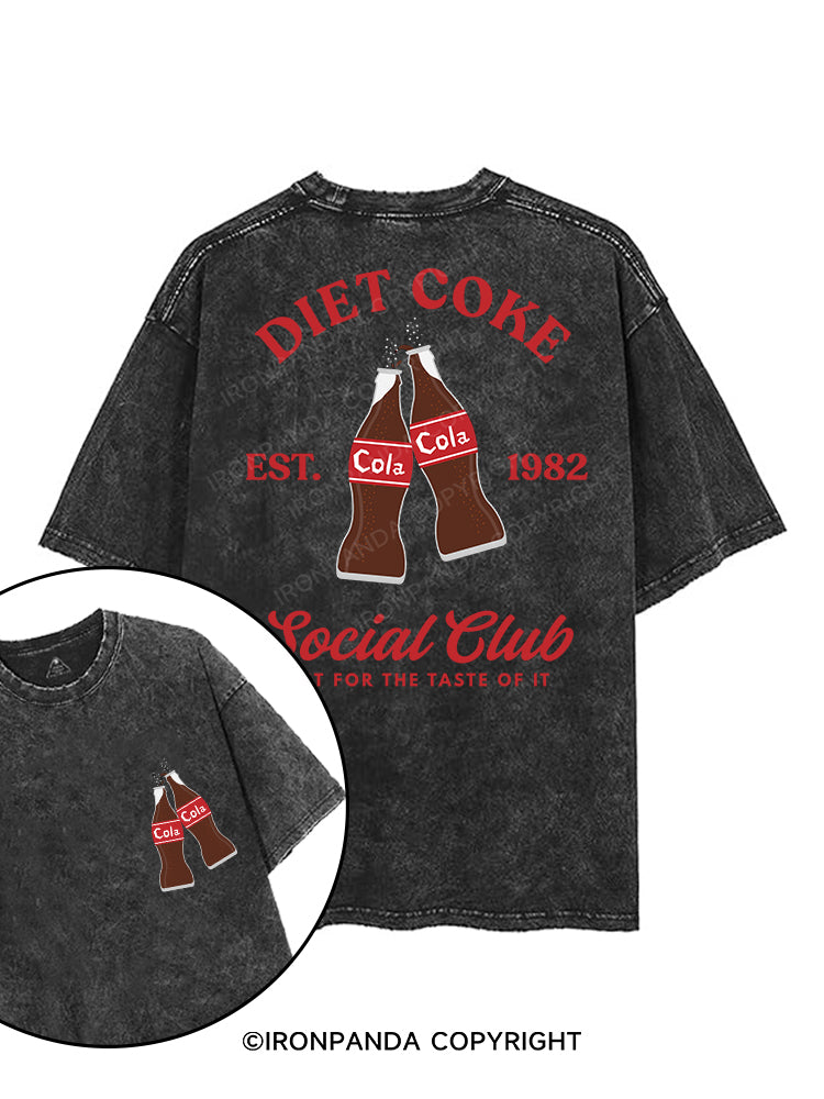 DIET COKE SOCIAL CLUB printed Gym Shirt