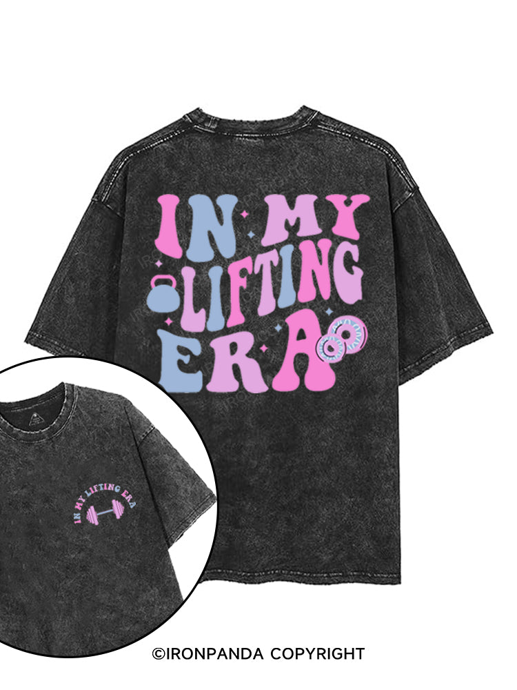 IN MY LIFTING ERA printed Gym Shirt