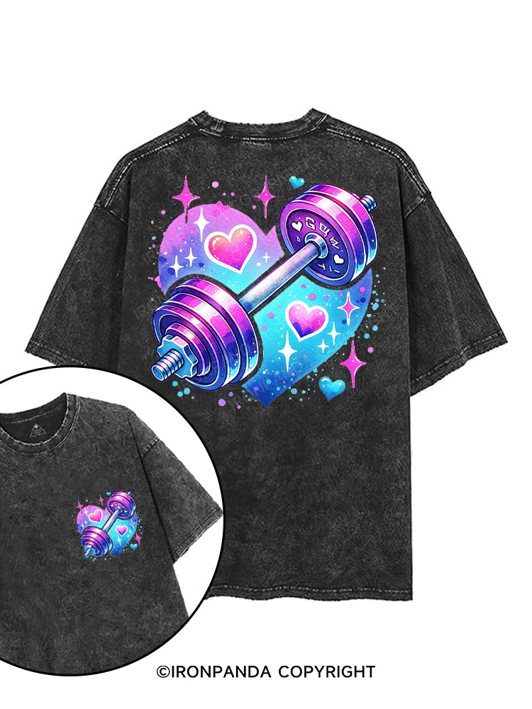 STRENGTH IN SPARKLES printed Gym Shirt