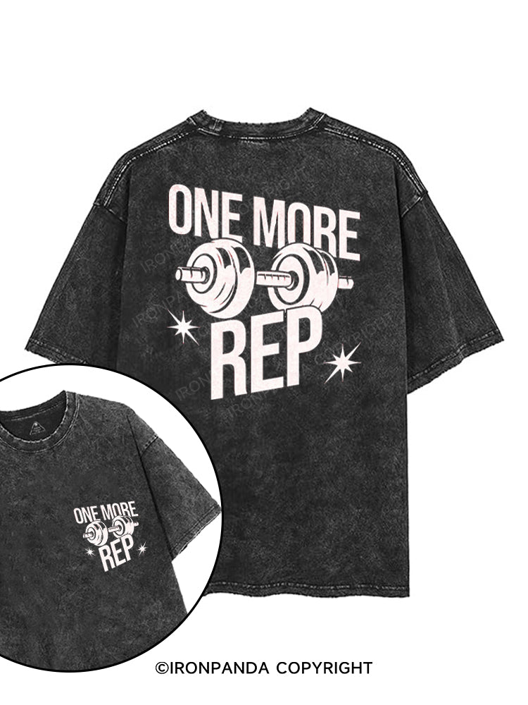ONE MORE REP printed Gym Shirt