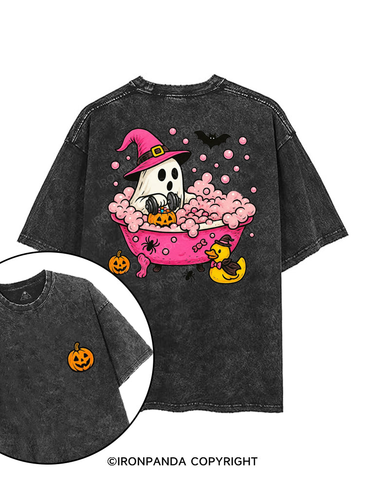 BOO-BBLE GAINS printed Gym Shirt