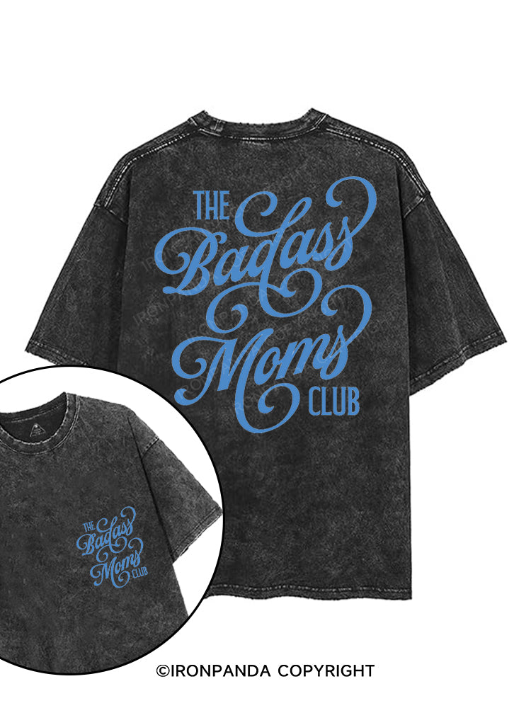 THE BADASS MOMS CLUB printed Gym Shirt