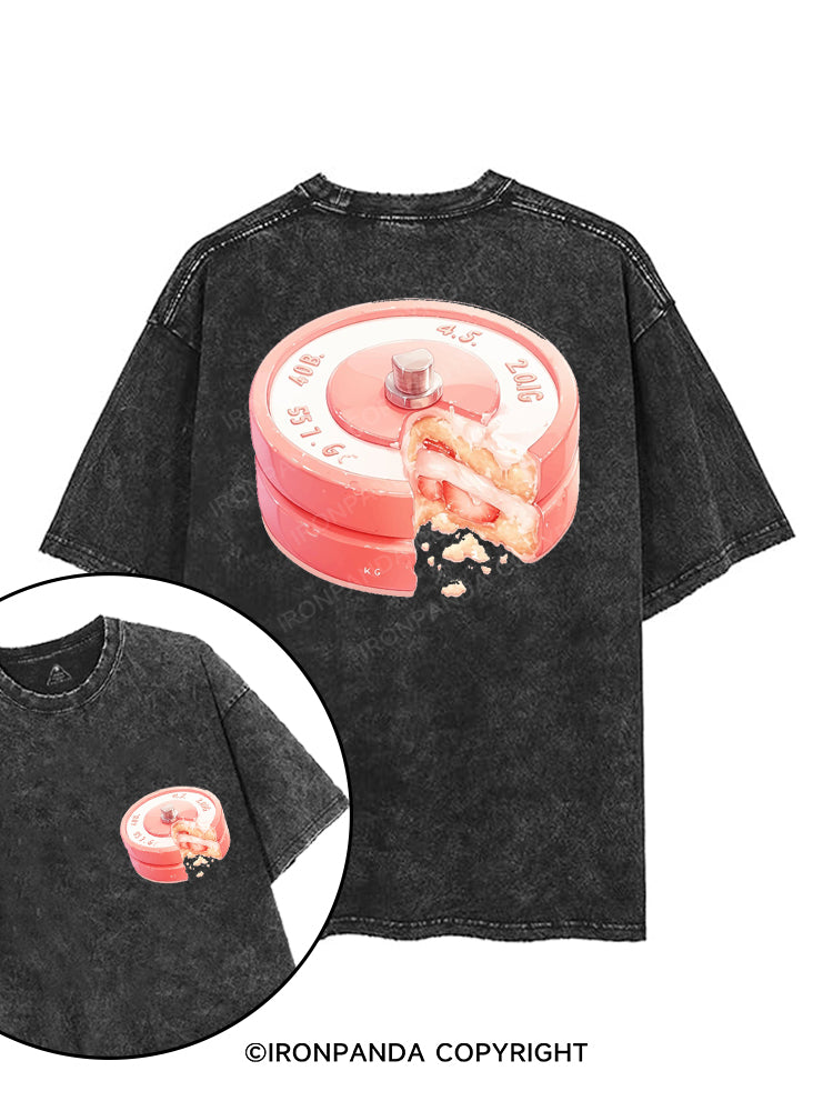 STRAWBERRY POWER PLATE printed Gym Shirt