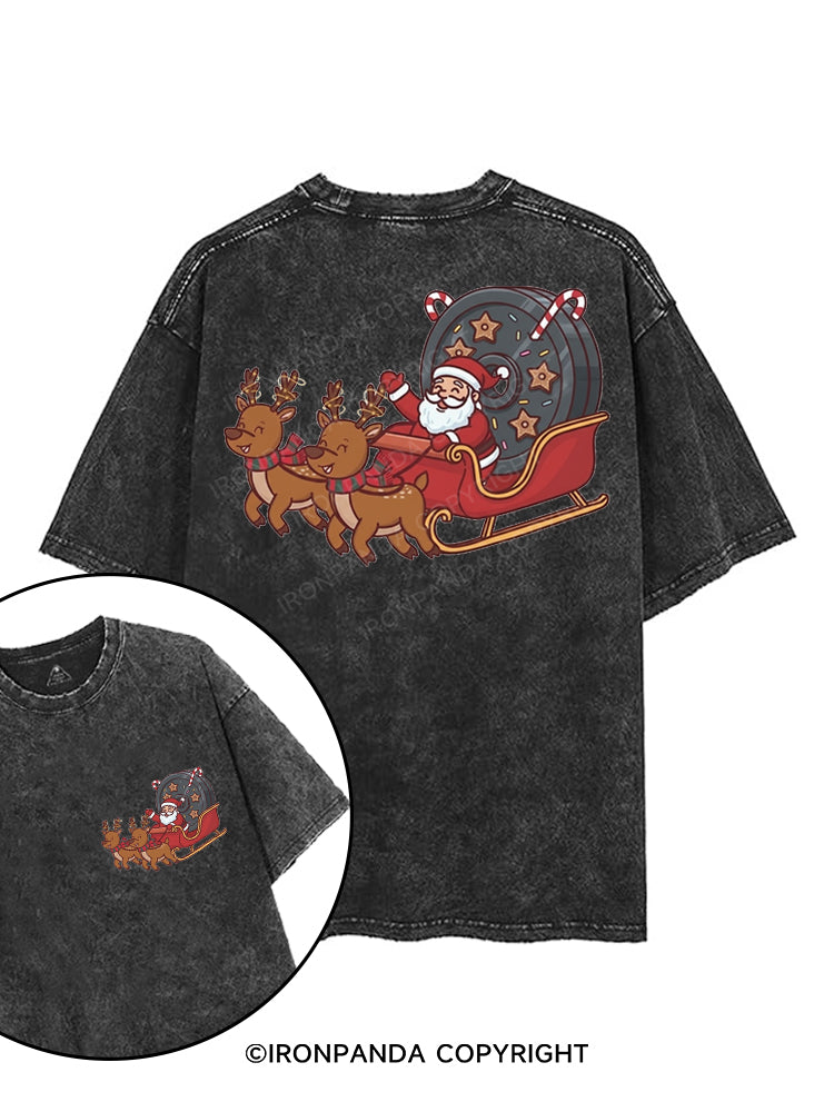 FIT-MAS SLEIGH RIDE printed Gym Shirt