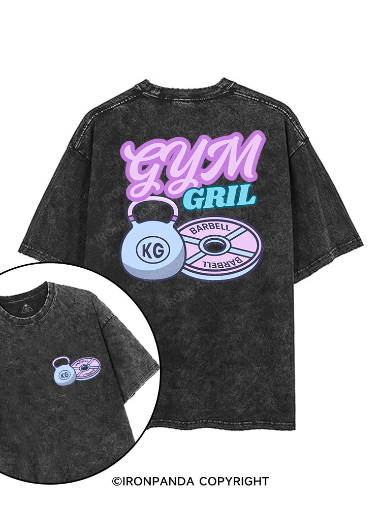 GYM GIRL printed Gym Shirt