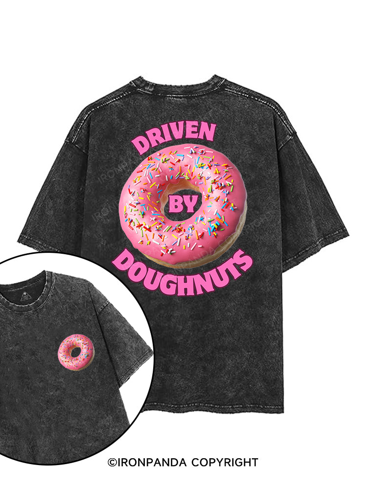DRIVEN BY DOUGHNUTS printed Gym Shirt