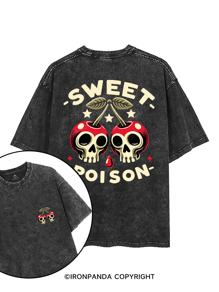 SWEET POISON printed Gym Shirt