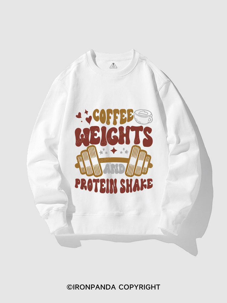 Coffee Weight Protein CREWNECK Sweatshirt
