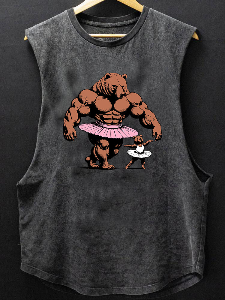 BALLET GYM DADDY BOTTOM COTTON TANK