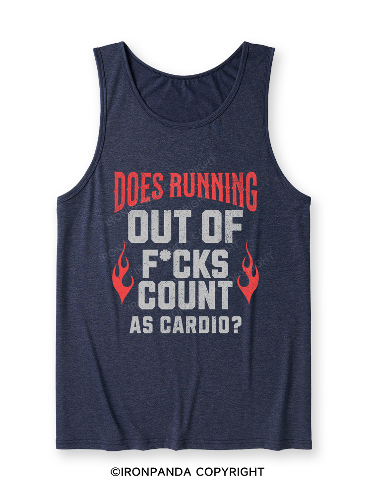 does running out f*ck count as cardio Tired Ultra Soft Heather Tank