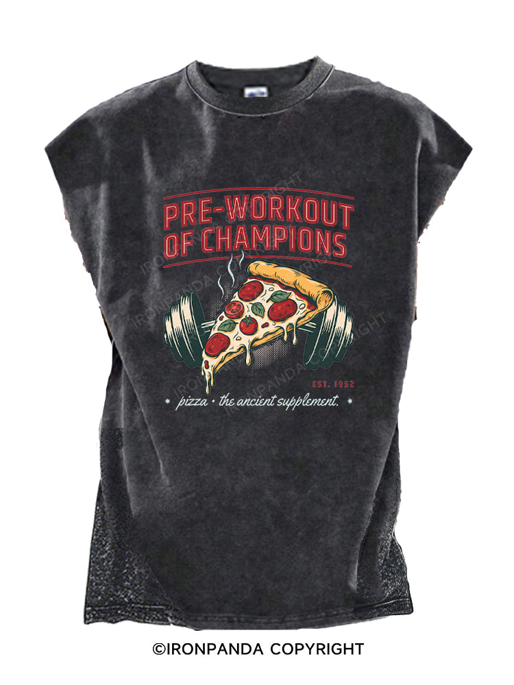 Pizza Supplement Barbellredbubble Cut Off Tank