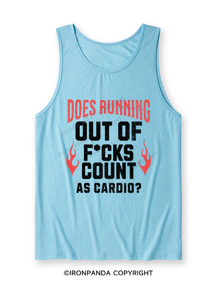 does running out f*ck count as cardio Tired Ultra Soft Heather Tank