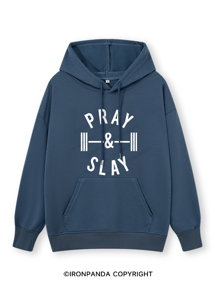 PRAY AND SLAY Classic Gym Hoodie