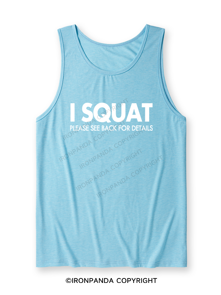 I SQUAT Ultra Soft Heather Tank
