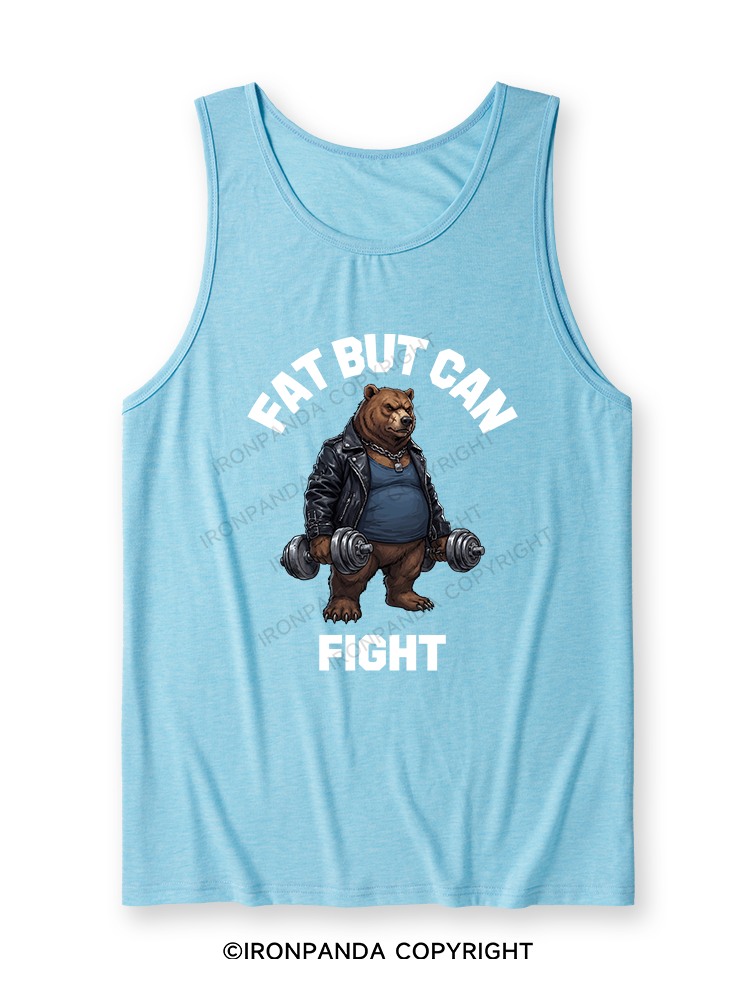 Fat But Can Fight Ultra Soft Heather Tank