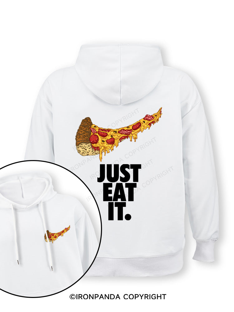 just eat it pizza lover Double-Sided Printed Classic Gym Hoodie