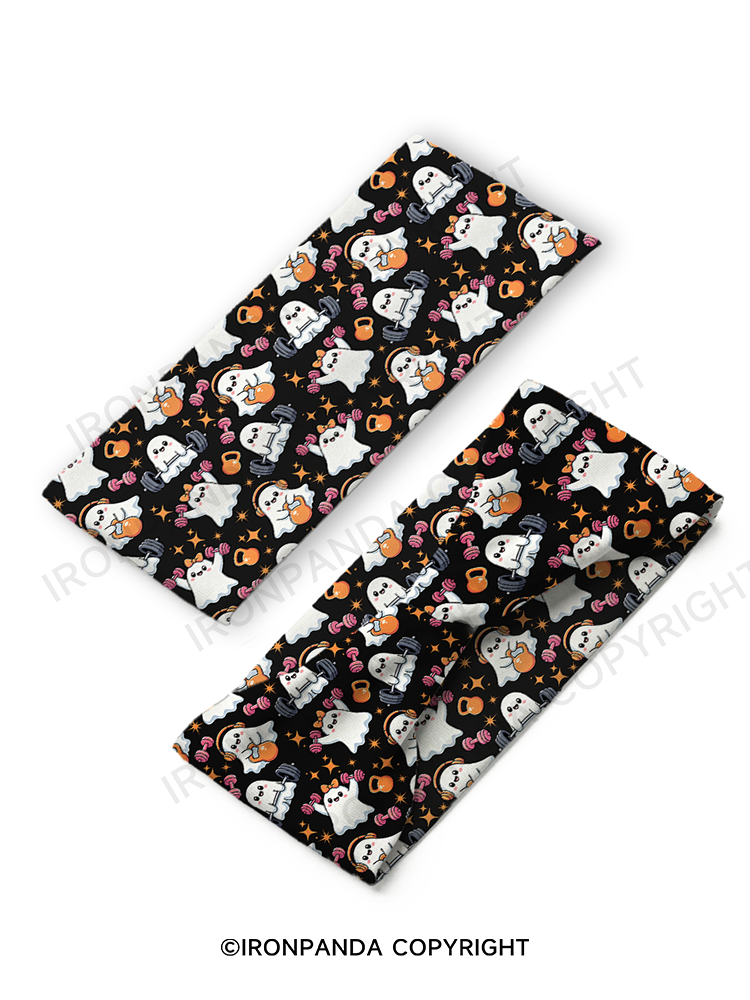GHOST POWER WORKOUT TIME Gym Headband