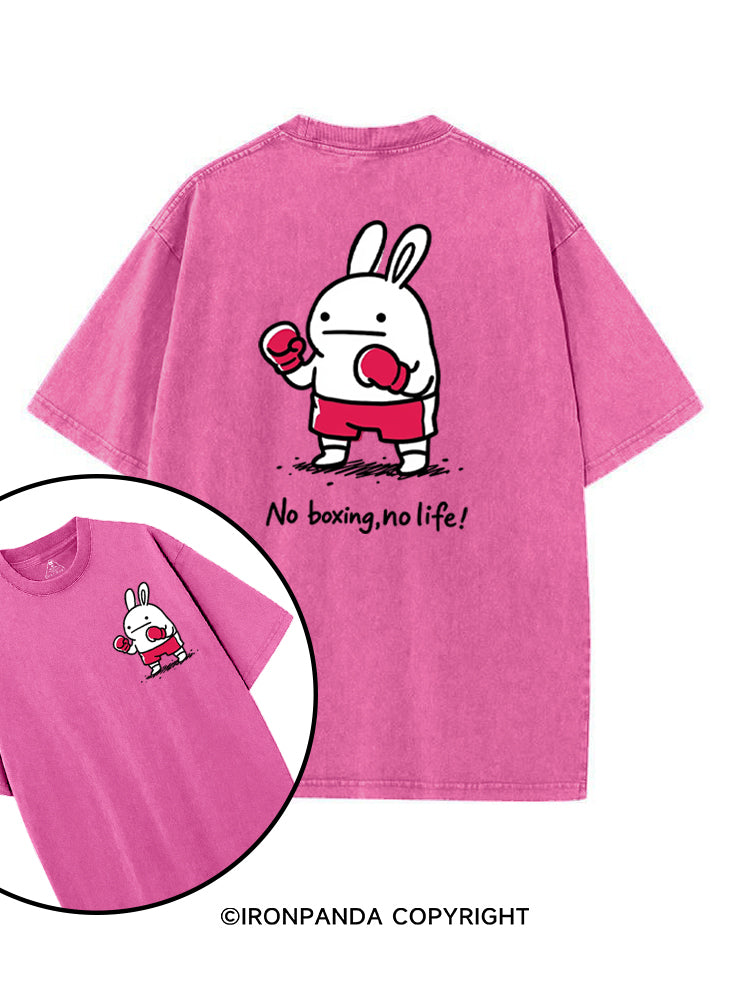 No Boxing No Life printed Gym Shirt