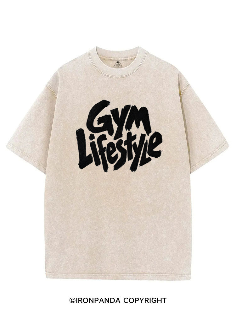 GYM LIFESTYLE FITNESS WORKOUT MOTIVATION VINTAGE GYM SHIRT