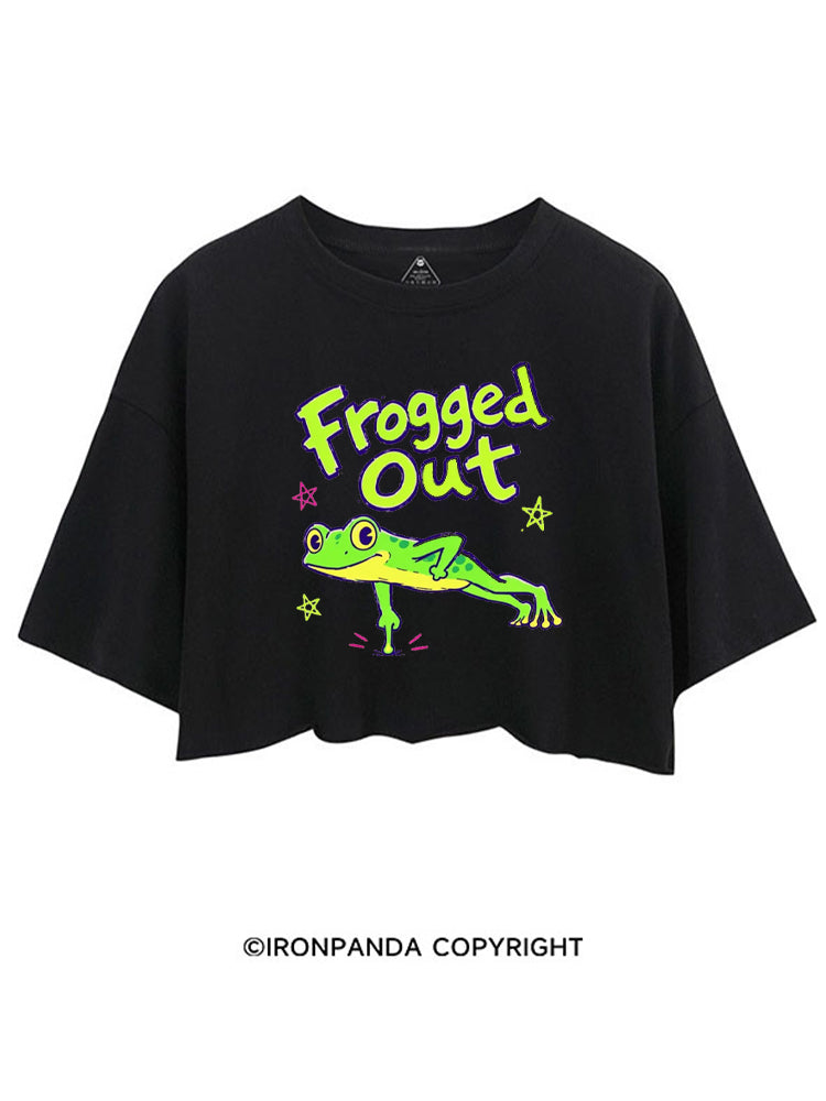 FROGGED OUT CROP TOPS