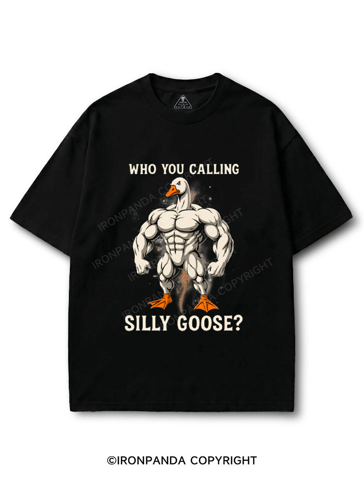 Who You Calling Silly Goose Funny COTTON PUMP COVER