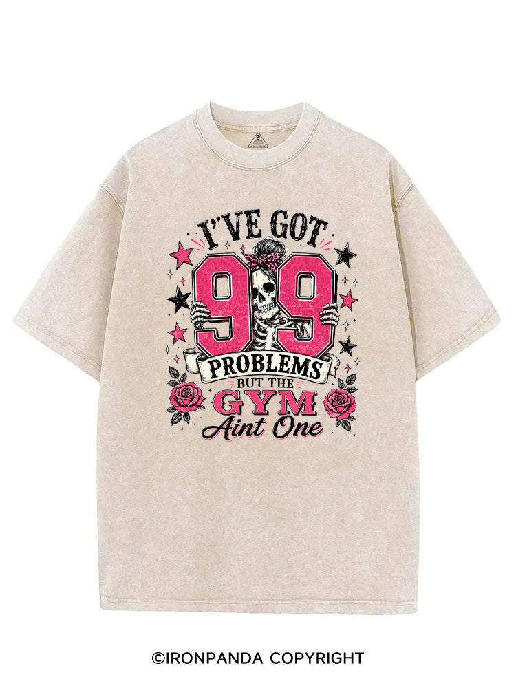 I'VE GOT 99 PROBLEMS BUT THE GYM AINT ONE SKELETON VINTAGE GYM SHIRT