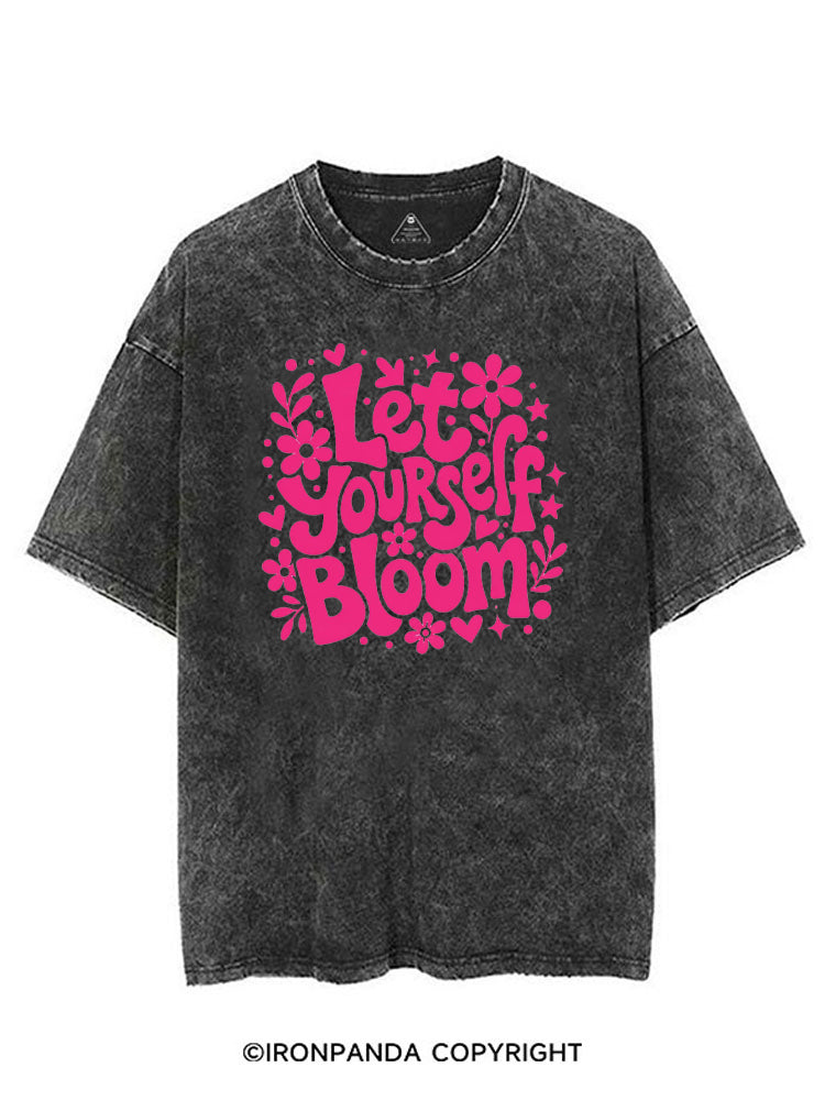 LET YOURSELF BLOOM VINTAGE GYM SHIRT