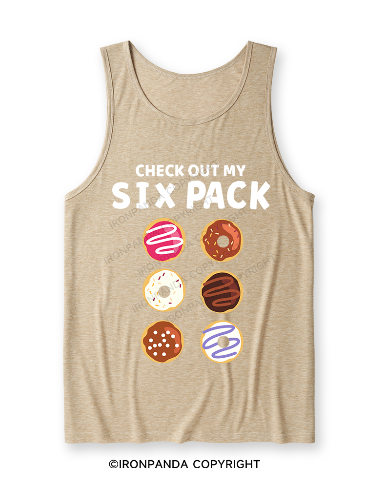 CHECK OUT MY SIX PACK  Ultra Soft Heather Tank